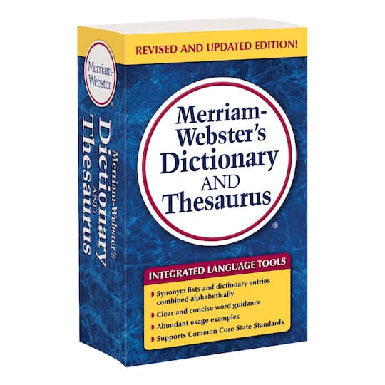 Purchase The Merriam Webster S Dictionary And Thesaurus Trade